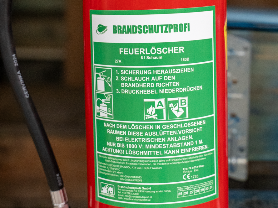 Feuerlöscher der Firma Brandschutzprofi GmbH
